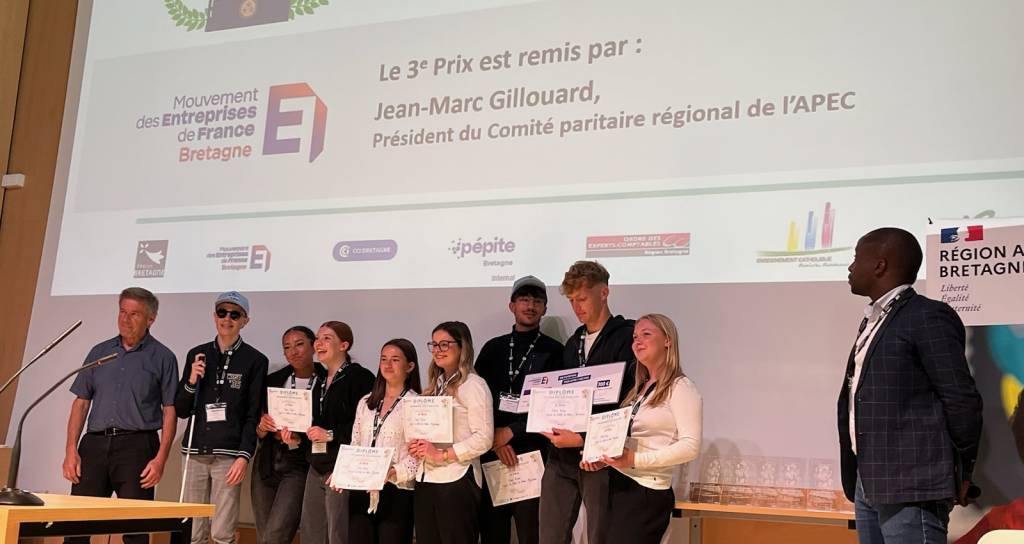 3eème prix concours une entreprise dans votre lycée